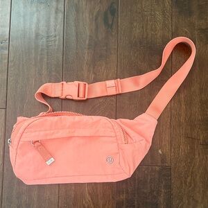 lululemon athletica Peach Crossbody Belt Bag